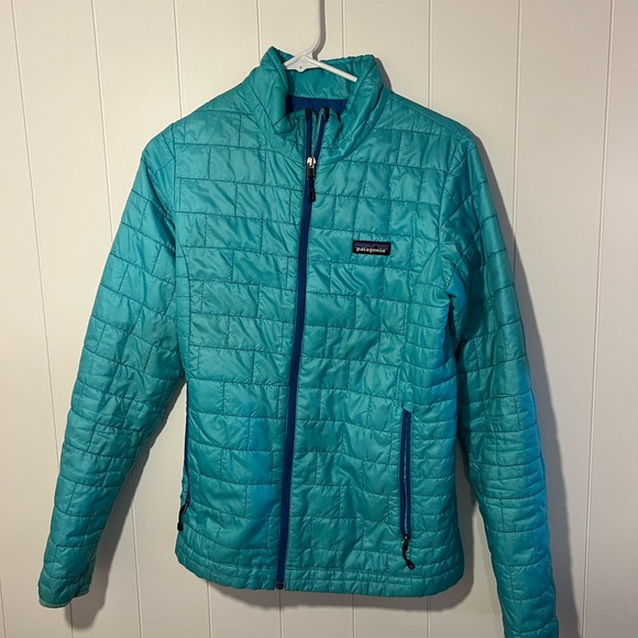 Patagonia Jackets & Blazers - Patagonia Nano Puff Jacket – Teal Blue – Women’s Medium